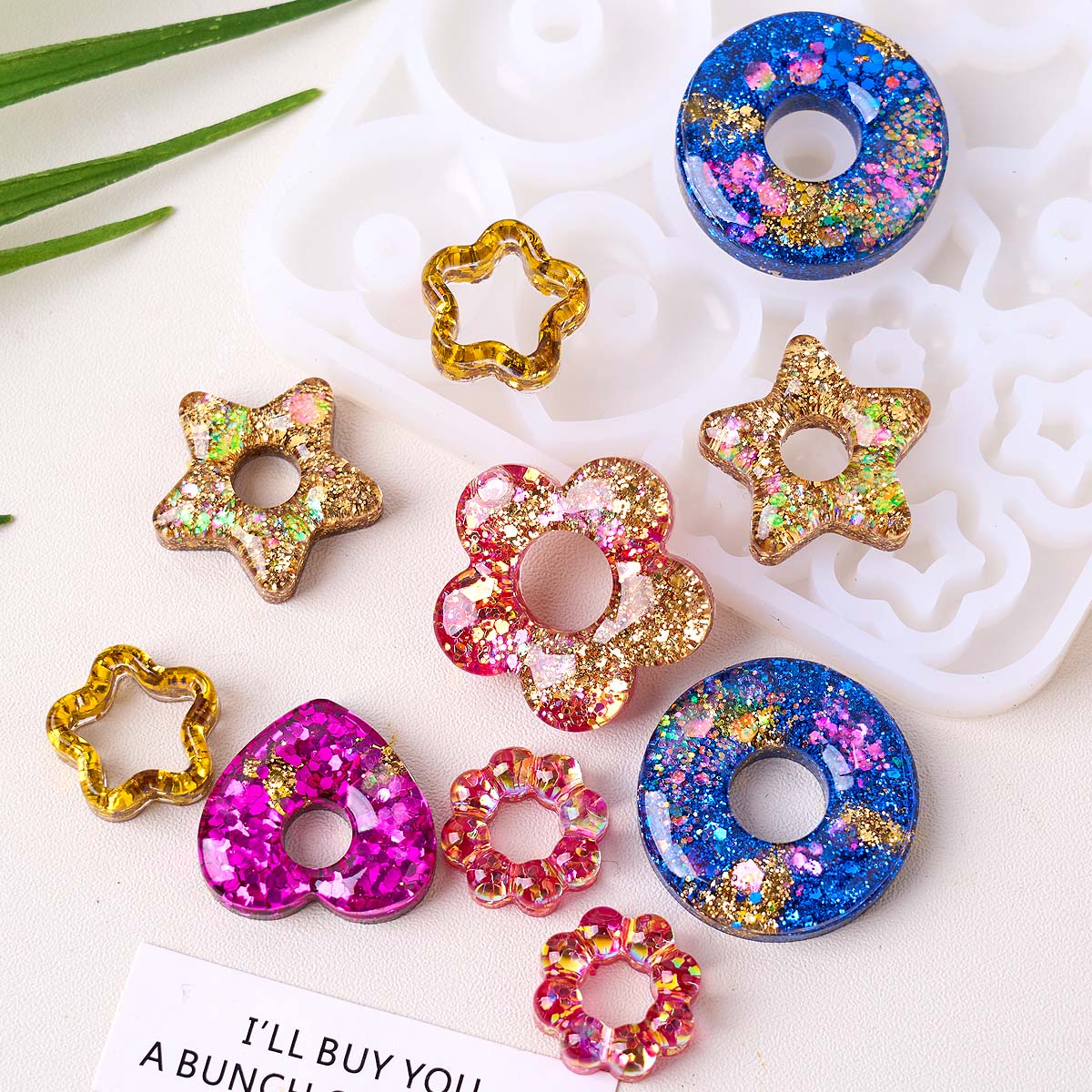 Embellishment Crafts - Multifuntional Jewelry Silicone Mold DIY Handmade