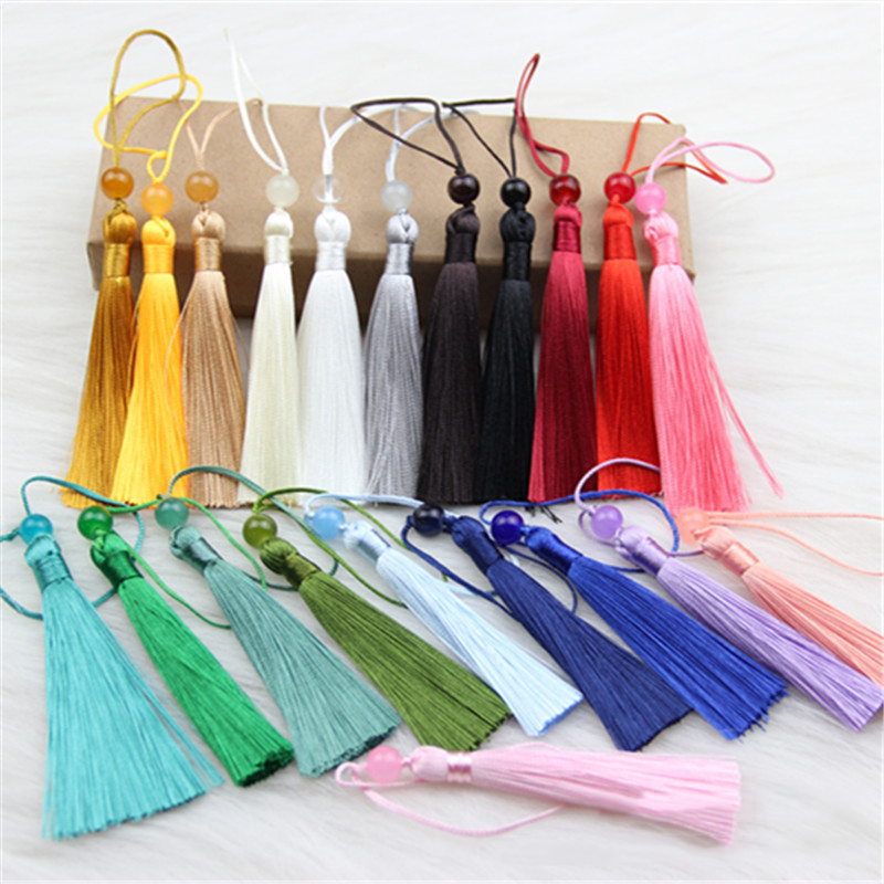 10pcs Polyester Silk Tassel Fr - огляд і ціна Beaded Trim Fringe