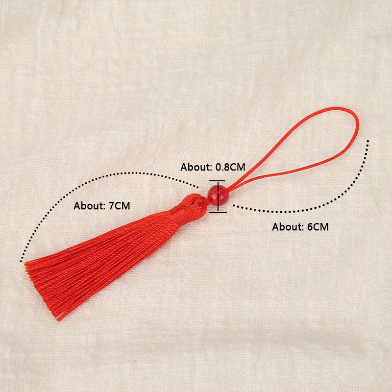 10pcs Polyester Silk Tassel Fr - огляд і ціна Beaded Trim Fringe