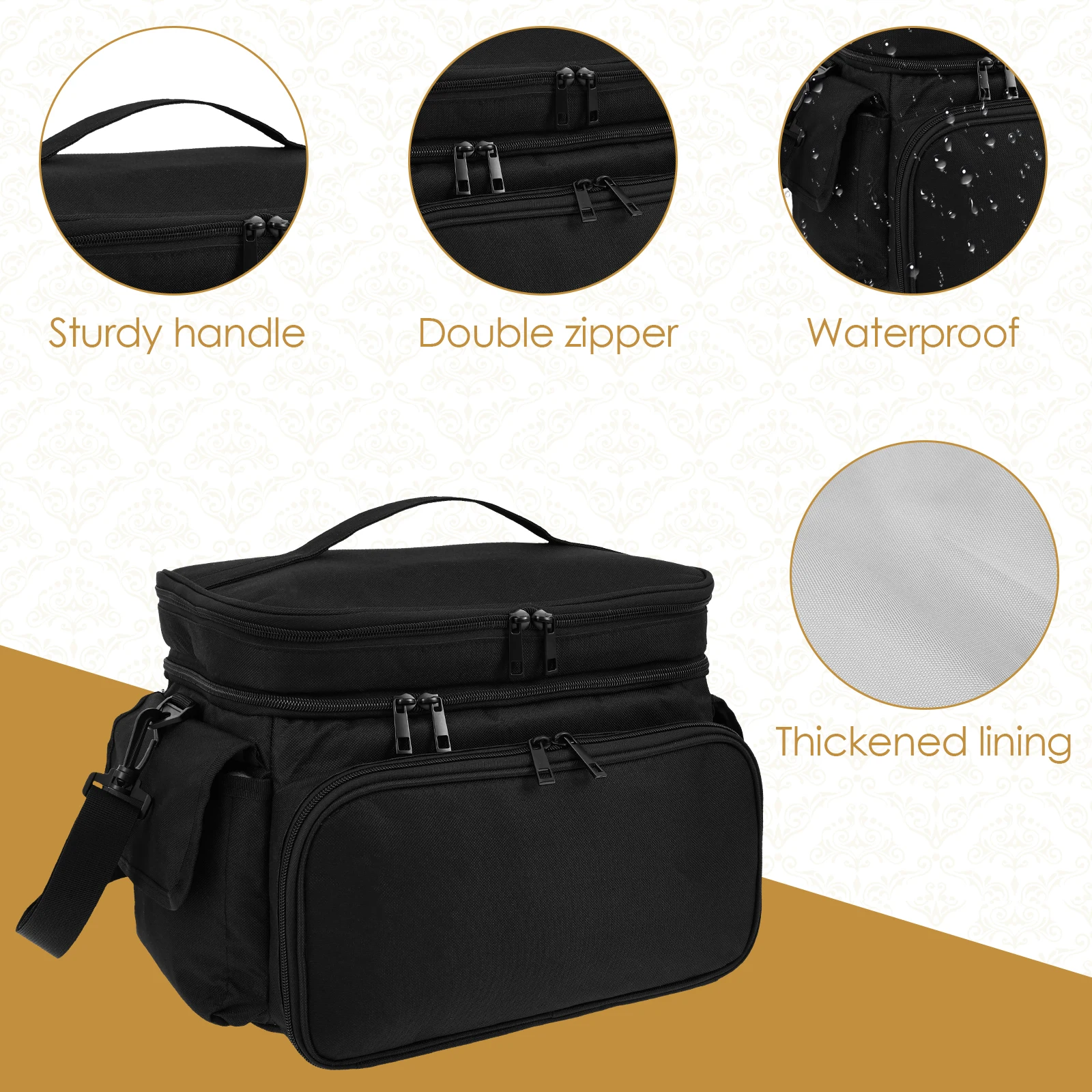 Large Sewing Bag Wool Knitting - огляд і ціна Craft Embellishment Storage