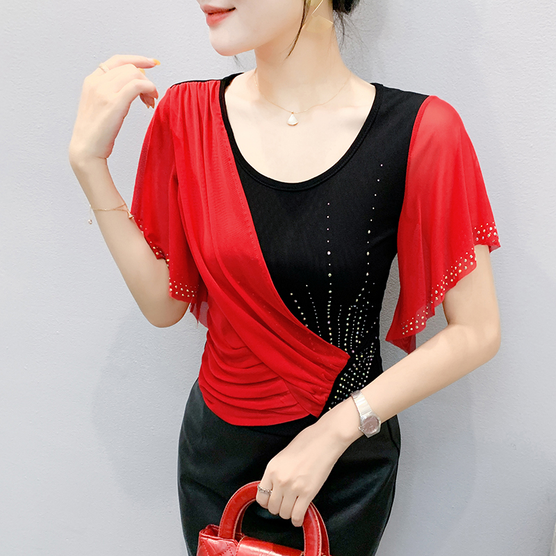 2025 Summer Women's Mesh Top:  - огляд і ціна Beaded Trim Fringe