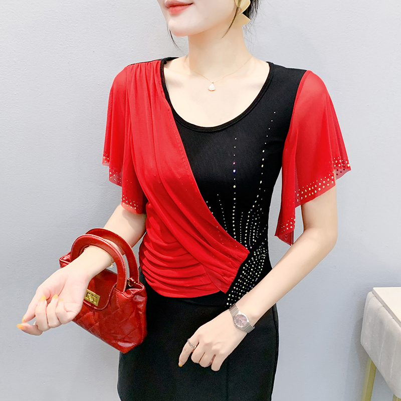 2025 Summer Women's Mesh Top:  - огляд і ціна Beaded Trim Fringe