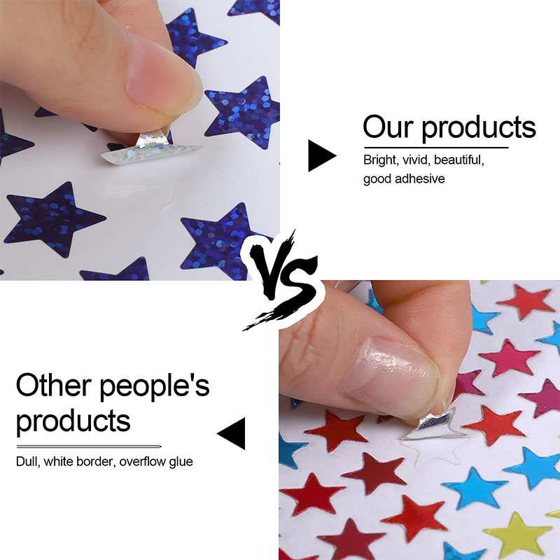 420Pcs Star Stickers Sparkly H - огляд і ціна Glitter Vinyl Roll