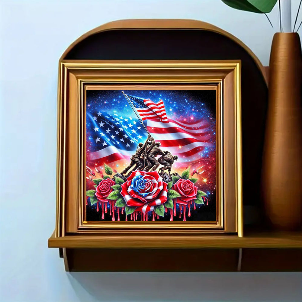 Warrior and Flower Pattern Dia - огляд і ціна Embellishment Crafts