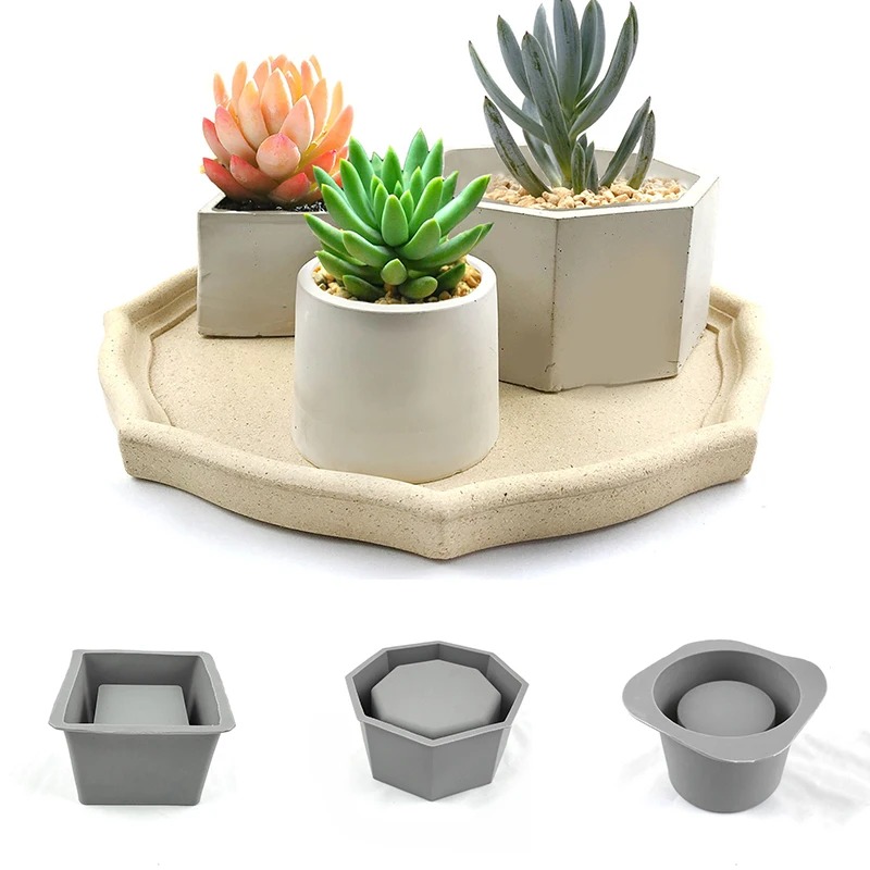 Flower Pot Silicone Mold For D - огляд і ціна Craft Embellishment Storage