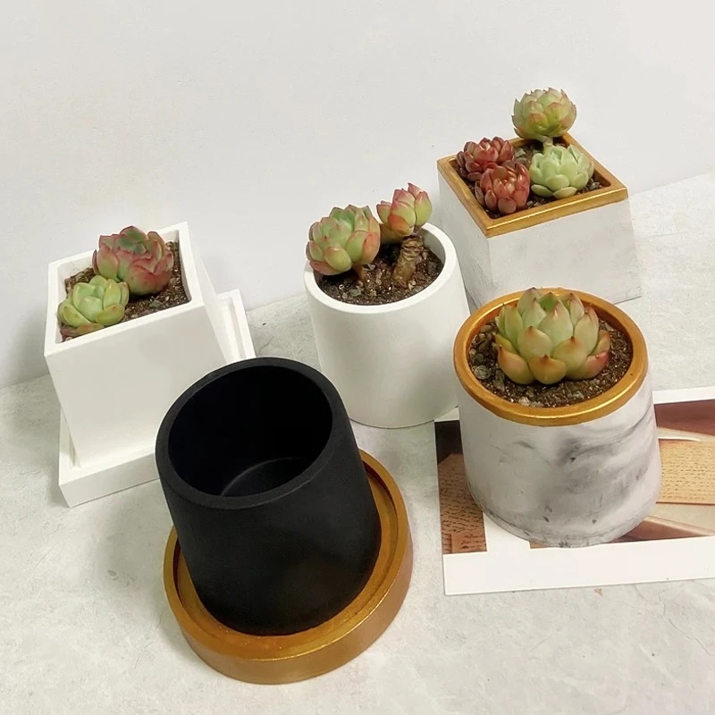 Flower Pot Silicone Mold For D - огляд і ціна Craft Embellishment Storage
