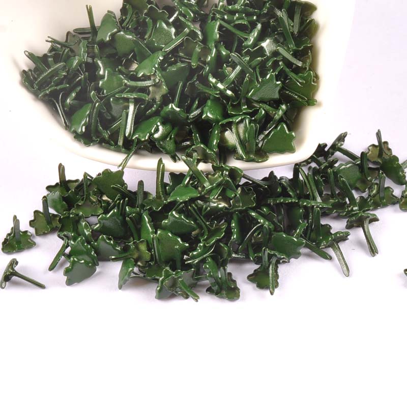 50pcs Mini Christmas Tree Brad - огляд і ціна Christmas Craft Embellishment