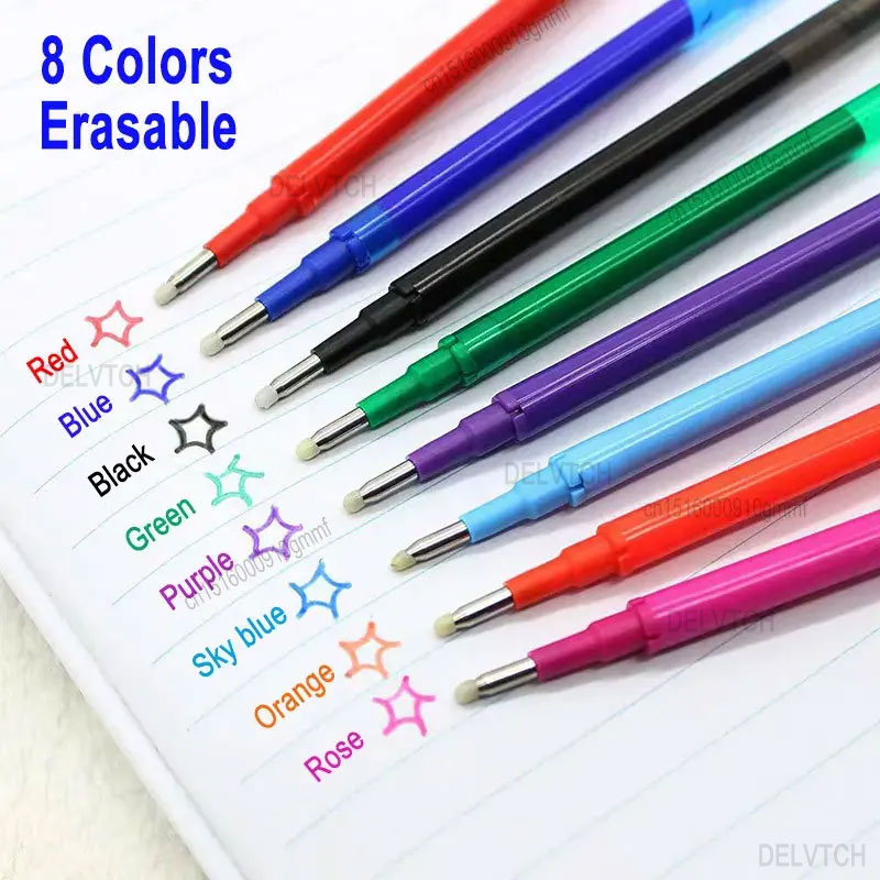 8Pcs/Set 0.7mm Erasable Gel Pe - огляд і ціна Pilot Pen Frixion