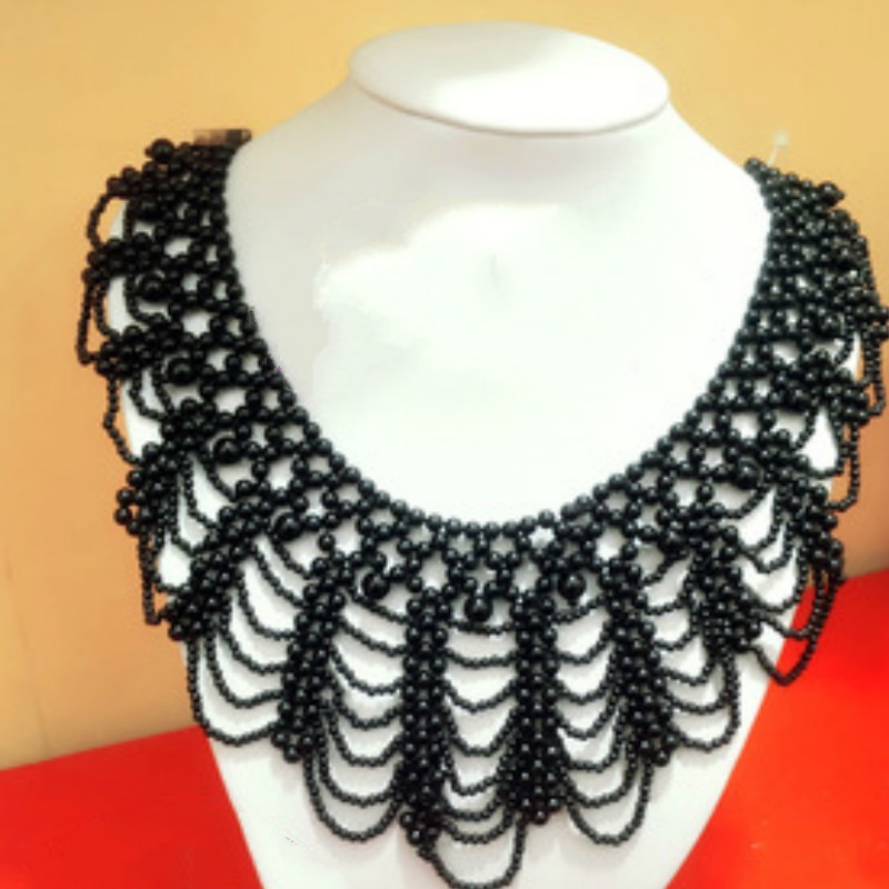 New Pearl Beaded Lace Trim Col - огляд і ціна Beaded Trim Fringe