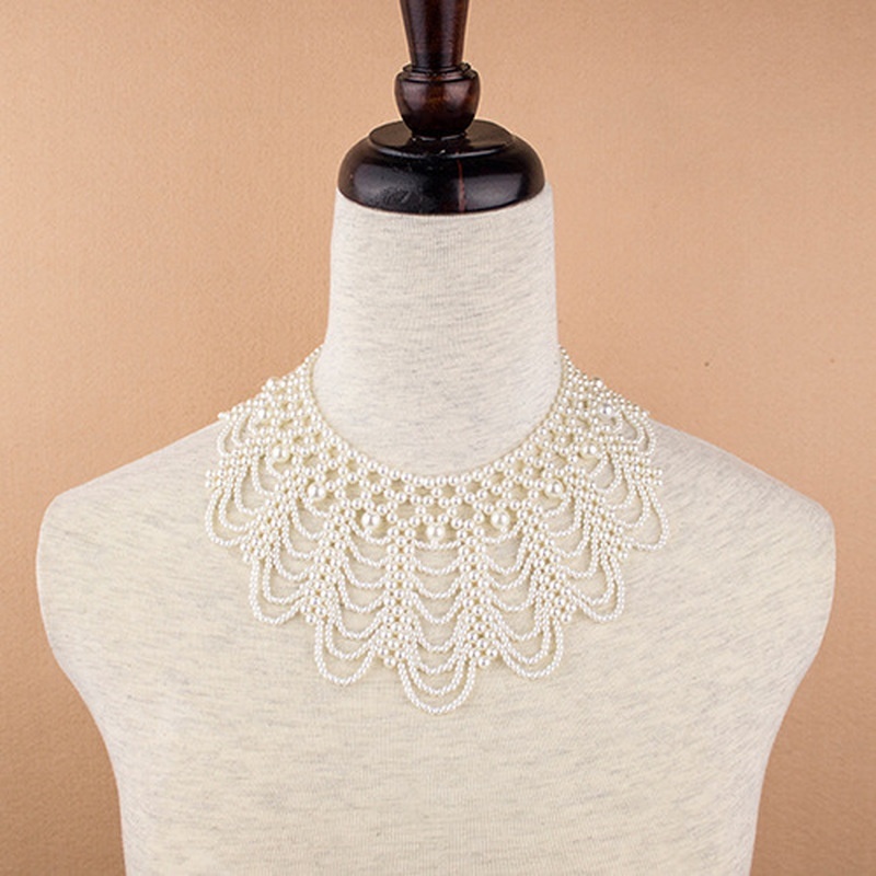 New Pearl Beaded Lace Trim Col - огляд і ціна Beaded Trim Fringe