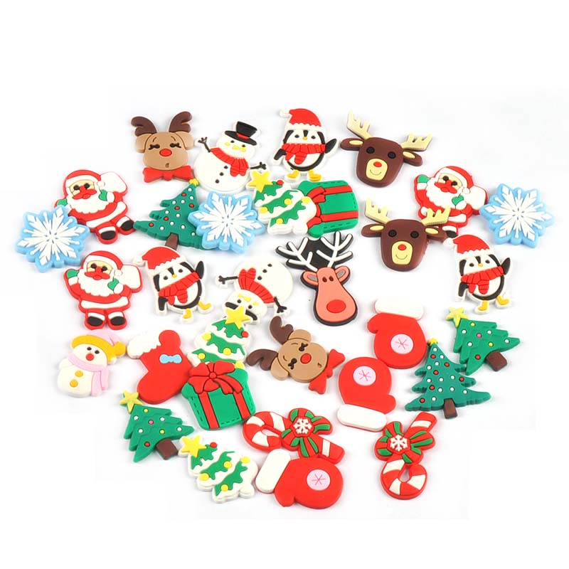 20pcs 3-4cm Santa Claus/Pengui - огляд і ціна Christmas Craft Embellishment