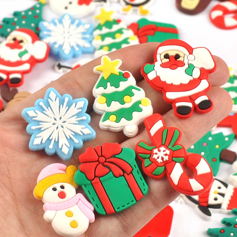 20pcs 3-4cm Santa Claus/Pengui - огляд і ціна Christmas Craft Embellishment