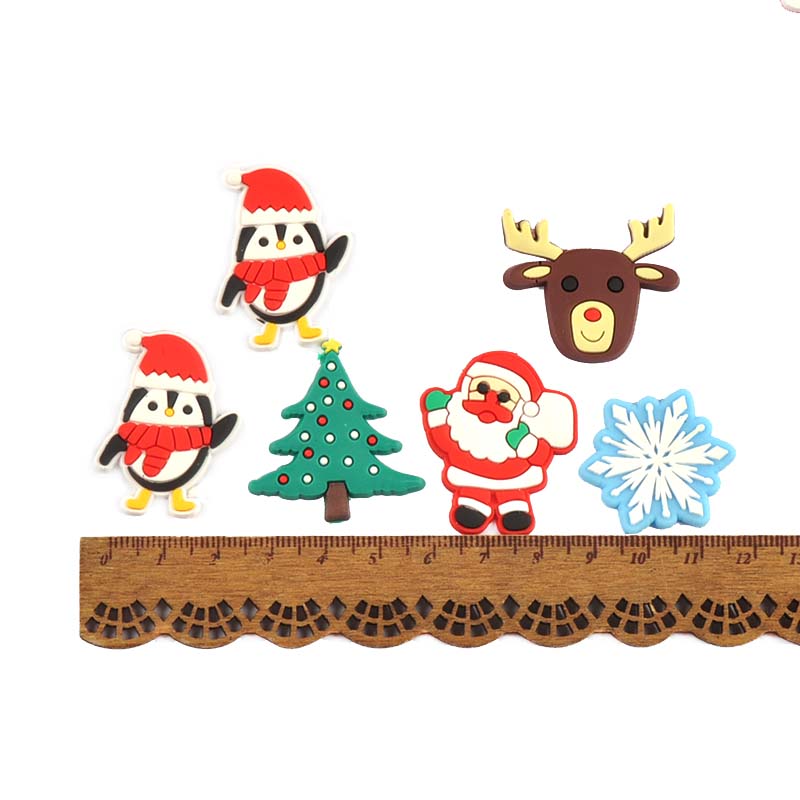 20pcs 3-4cm Santa Claus/Pengui - огляд і ціна Christmas Craft Embellishment