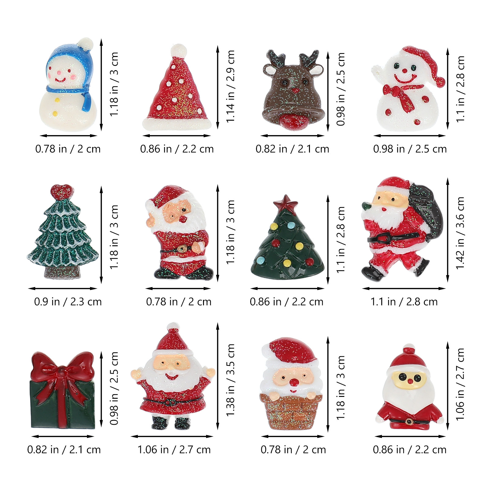 50 PCS Embellishment Christmas - огляд і ціна Embellishment Crafts