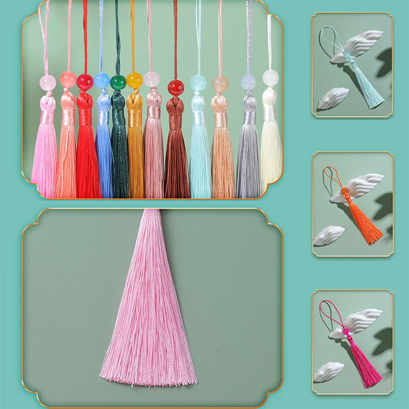 5-100Pcs Bookmark Beaded Tasse - огляд і ціна Beaded Trim Fringe