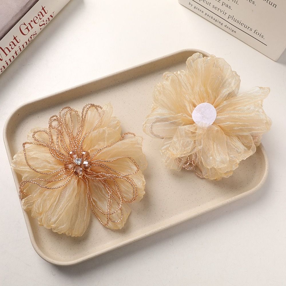 Organza Fabric Flower Patch Cr - огляд і ціна Applique Patch Flower