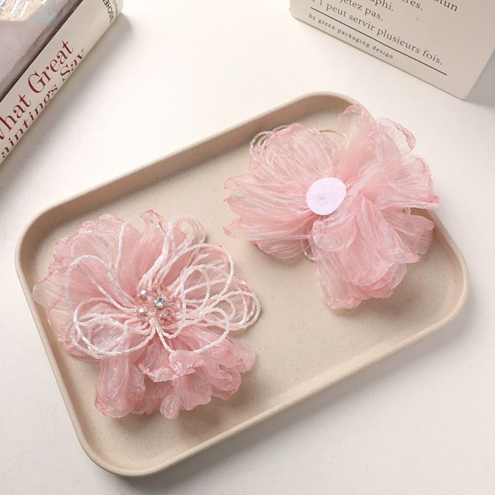 Organza Fabric Flower Patch Cr - огляд і ціна Applique Patch Flower