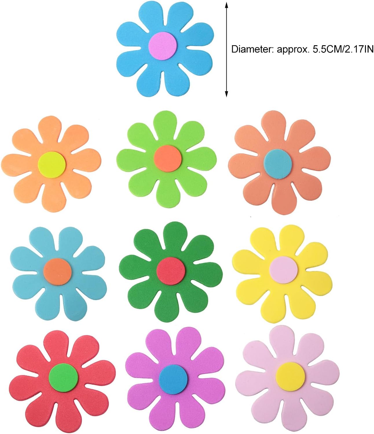 3D flower foam stickers Spring - огляд і ціна Embellishment Crafts