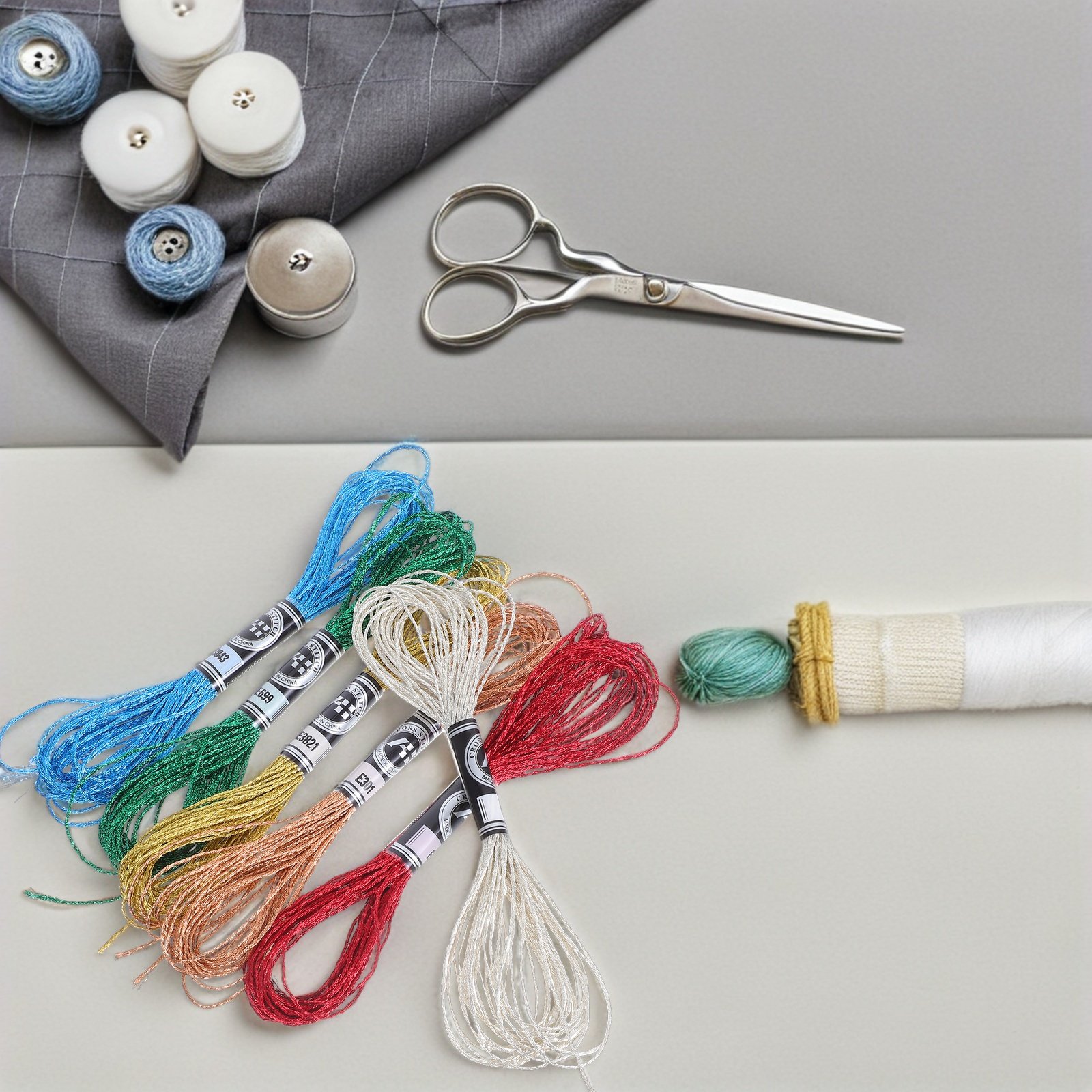 6Pcs Luxurious Metallic Embroi - огляд і ціна Embroidery Craft