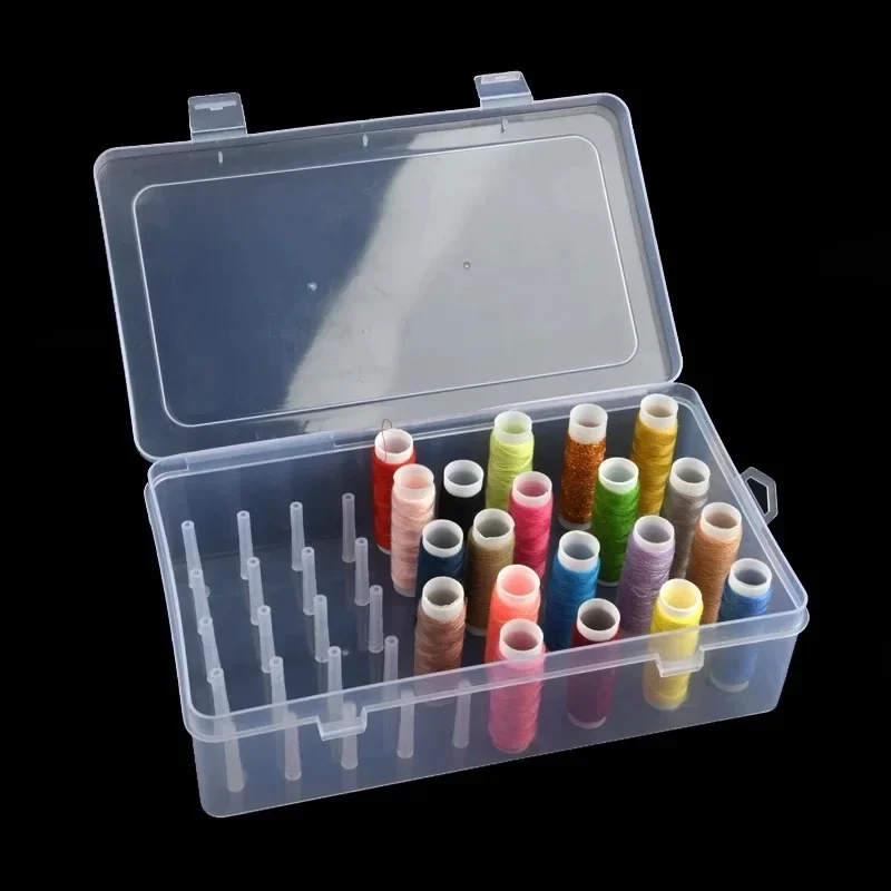 New Sewing Thread  Box 42 Piec - огляд і ціна Craft Embellishment Storage