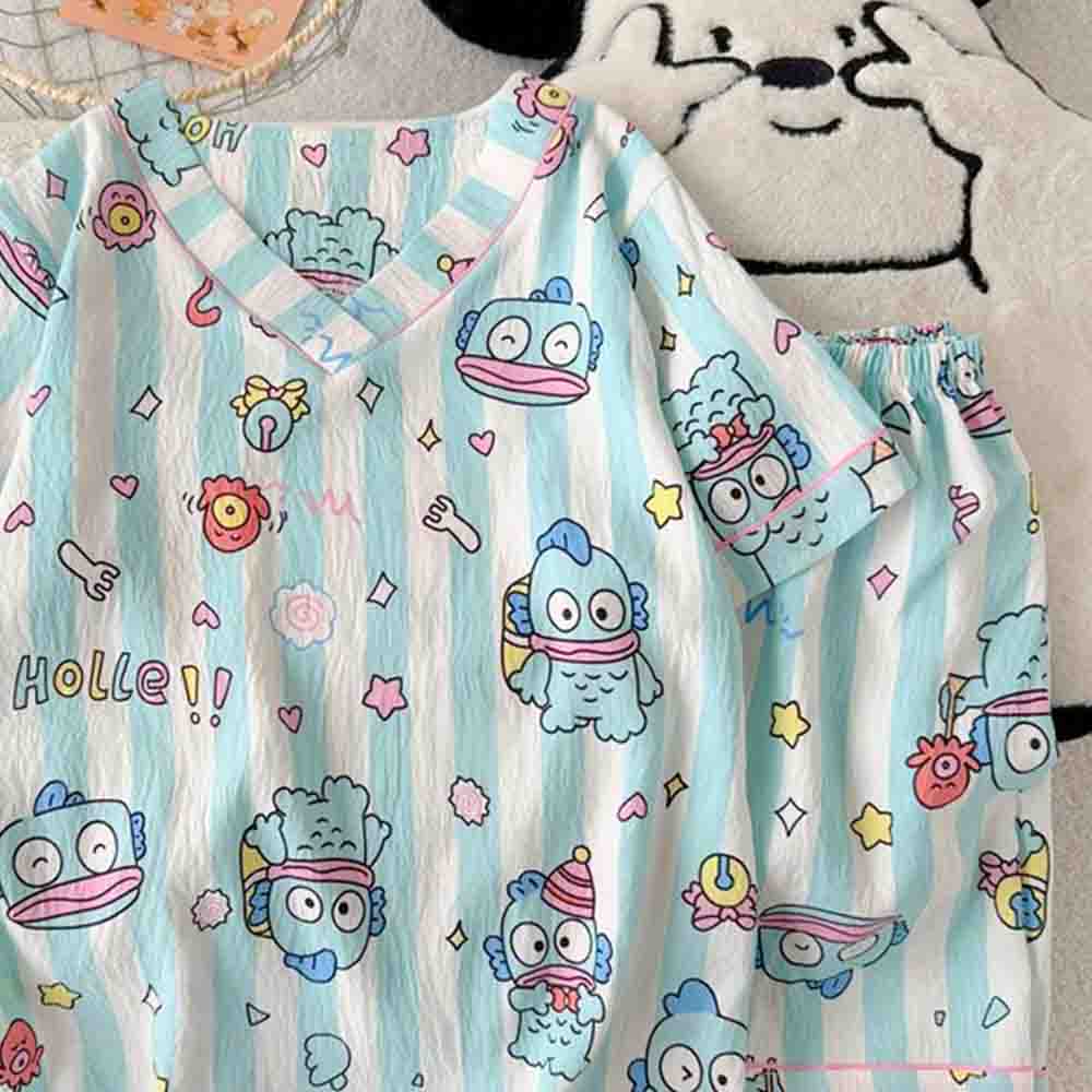 Sanrio Hangyodon Women's Pajam - огляд і ціна Embellish Knit