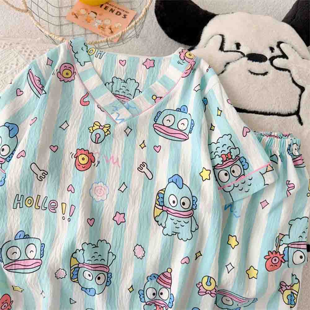 Sanrio Hangyodon Women's Pajam - огляд і ціна Embellish Knit