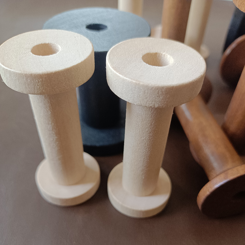 10Pcs/Set Vintage Natural Wood - огляд і ціна Organza Ribbon Spool