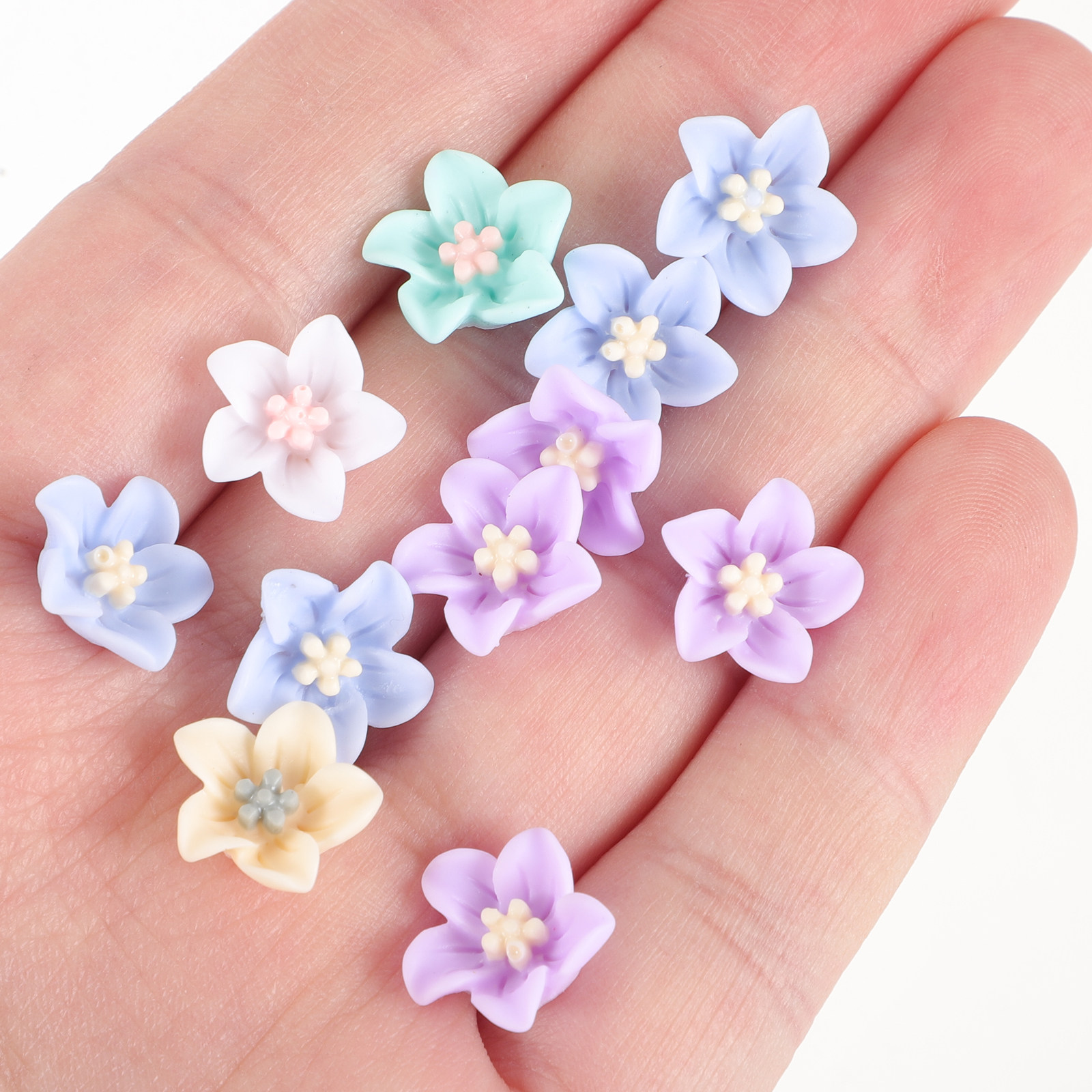 200Pcs Unique Resin Flower Emb - огляд і ціна Embellishment Crafts