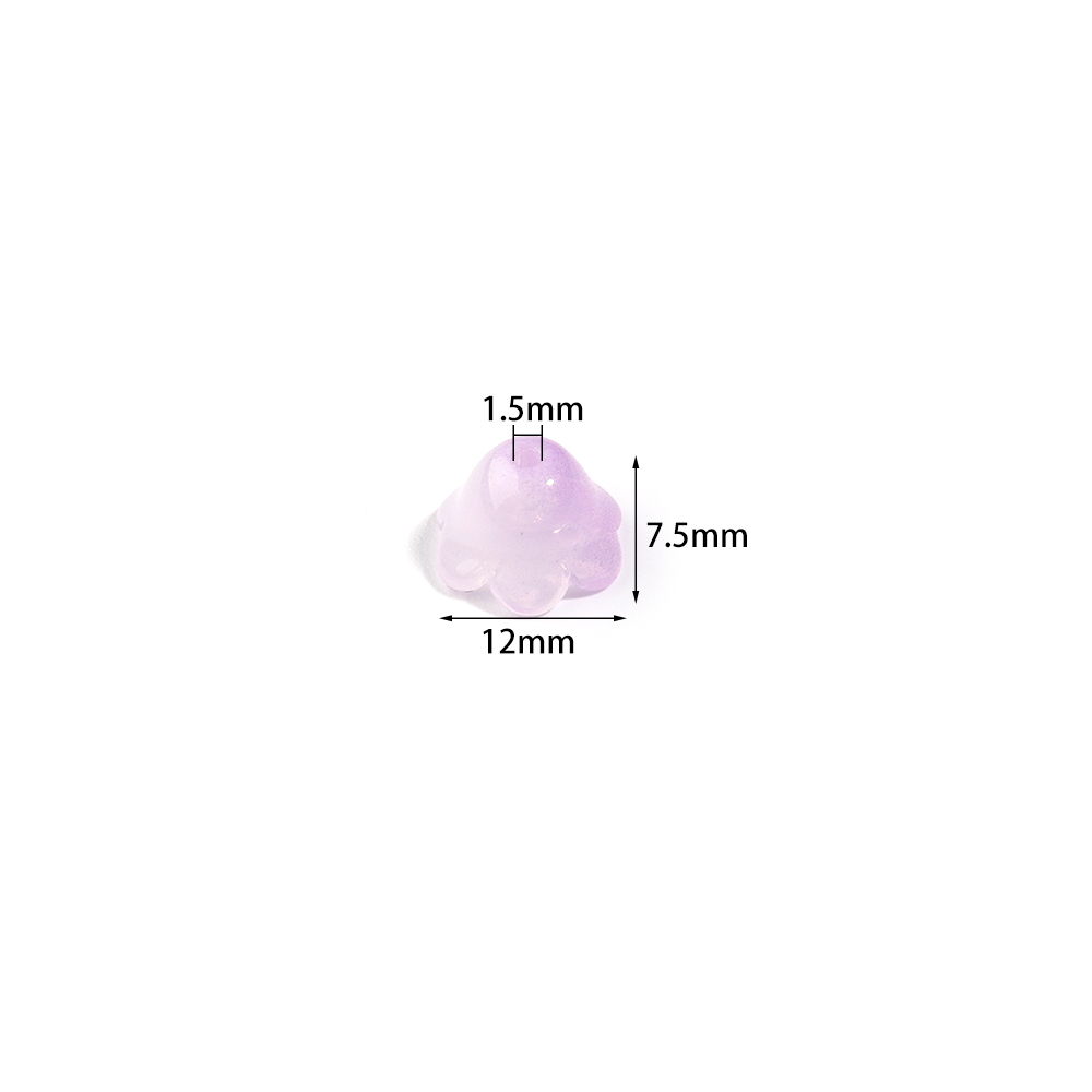 50pcs 12x7.5mm Colorful Lily o - огляд і ціна Embellishment Crafts