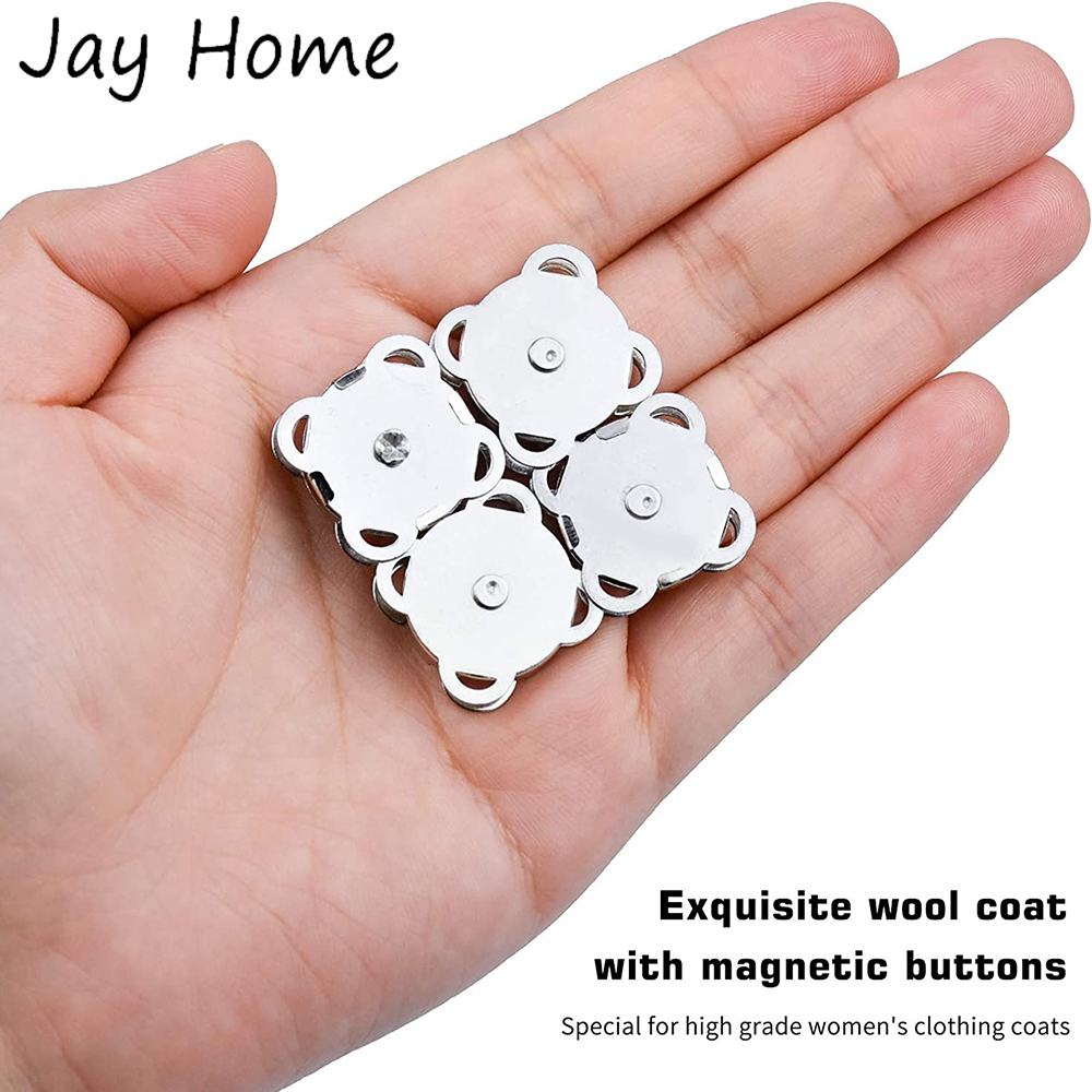 20 Sets Magnetic Button Metal  - огляд і ціна Iron On Stud Set
