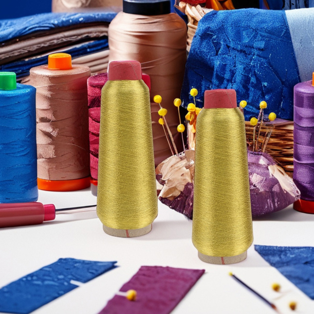 2 Rolls Premium Golden Metalli - огляд і ціна Embroidery Craft