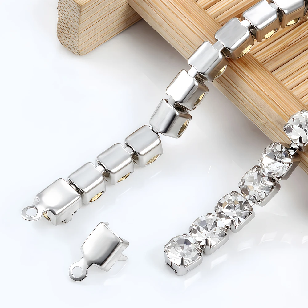 10/20Pcs Stainless Steel Gold  - огляд і ціна Beaded Trim Fringe