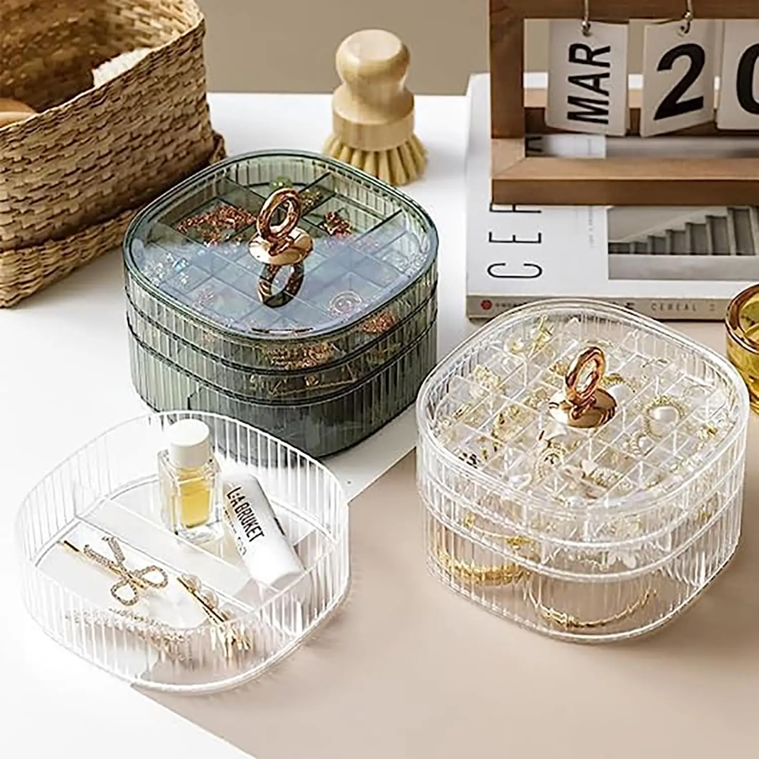 Jewelry Box, Jewelry Organizer - огляд і ціна Craft Embellishment Storage