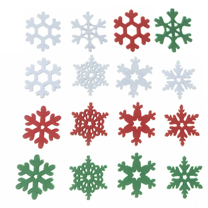 50PCS 20MM Mixed Color Wooden  - огляд і ціна Christmas Craft Embellishment