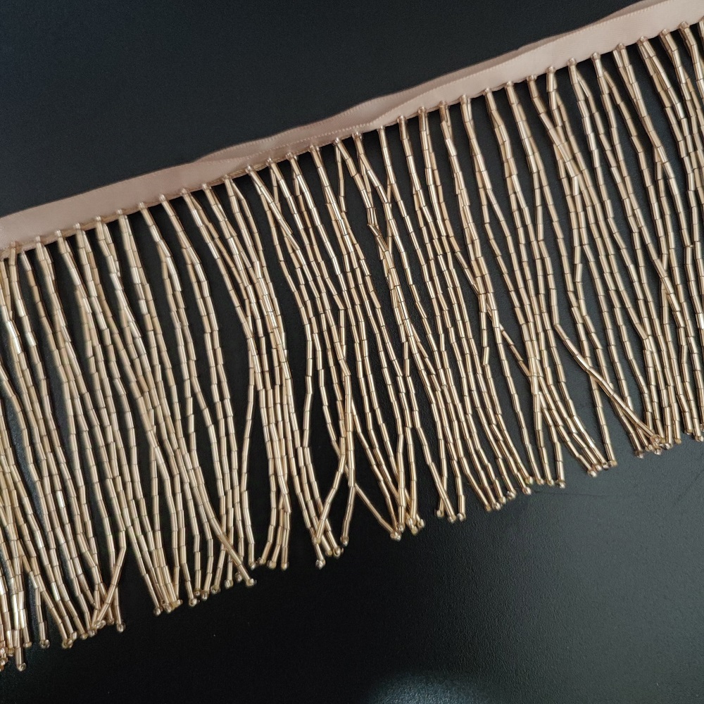 10cm Wide All Bugle Beads Bead - огляд і ціна Beaded Trim Fringe